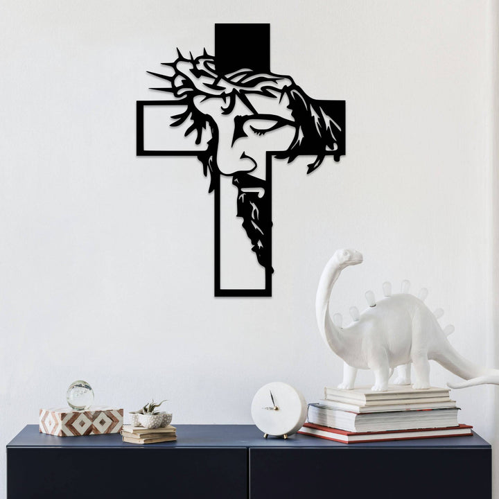 Jesus Christ Cross - Metal Wall Art - MetalPlex