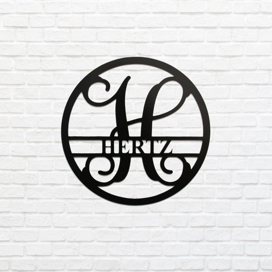 Monogram - Metal Wall Art