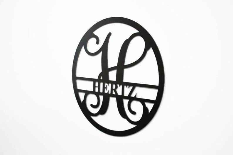 Monogram - Metal Wall Art - MetalPlex