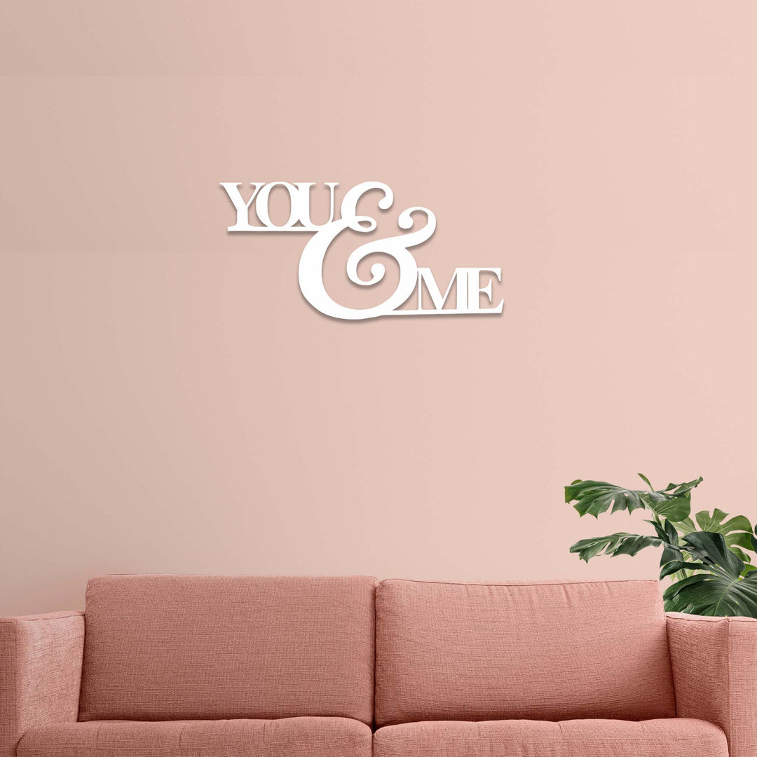 You &amp; Me - Metal Wall Art - MetalPlex
