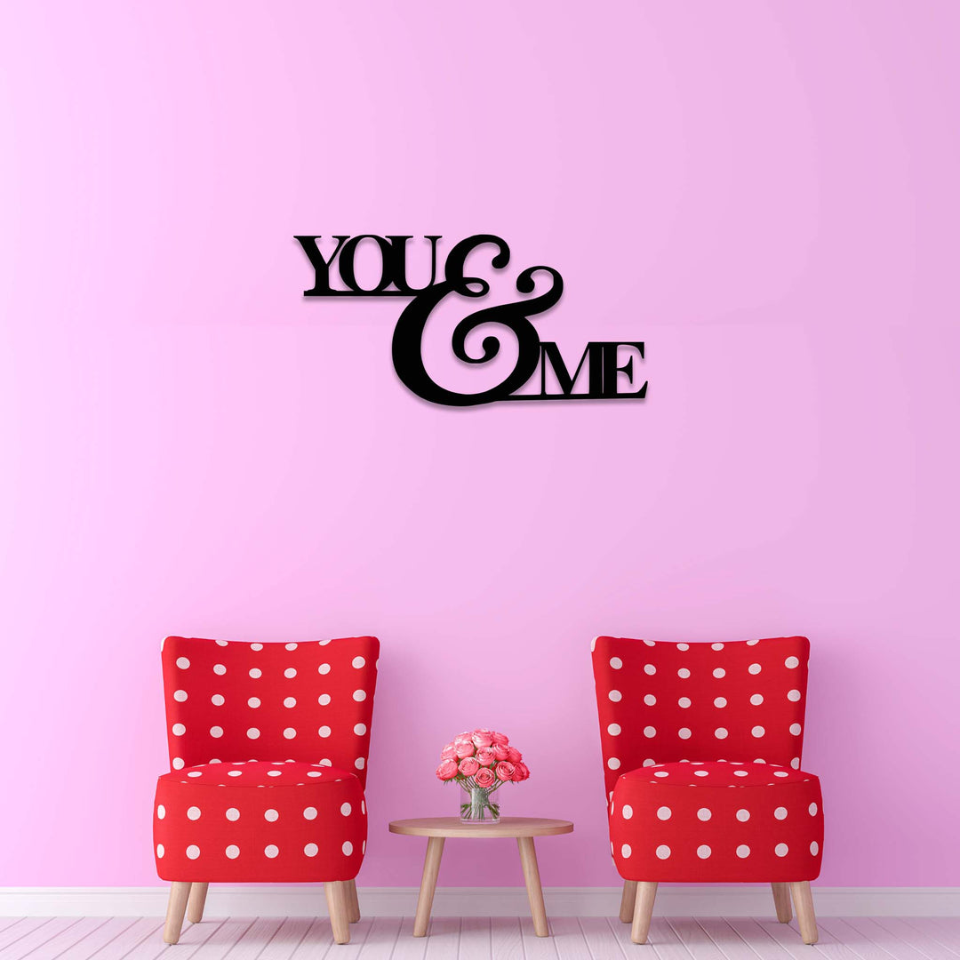 You &amp; Me - Metal Wall Art - MetalPlex