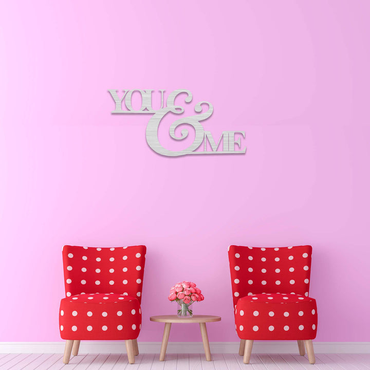 You &amp; Me - Metal Wall Art - MetalPlex