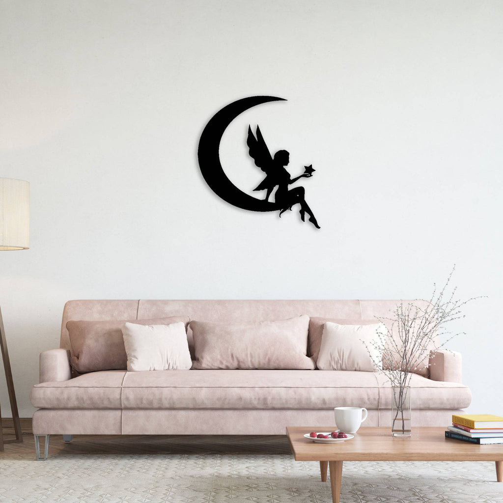 Fairy Moon - Metal Wall Art - MetalPlex