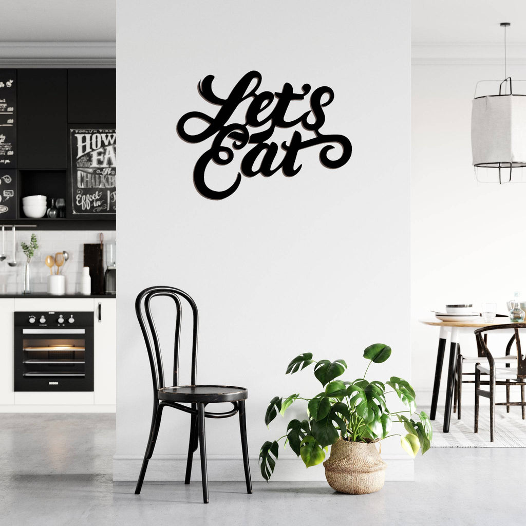 Let's Eat - Metal Wall Art - MetalPlex