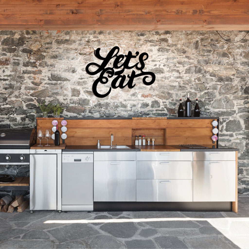 Let's Eat - Metal Wall Art - MetalPlex