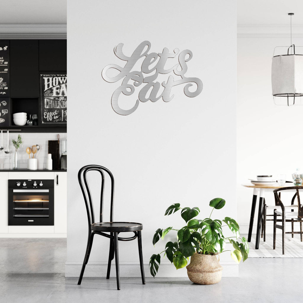 Let's Eat - Metal Wall Art - MetalPlex