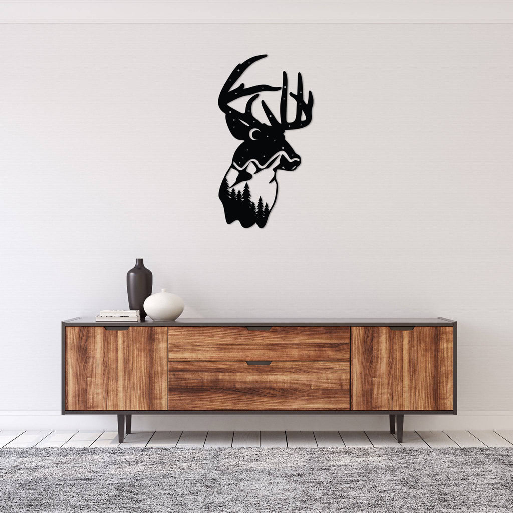 Deer Mountain - Metal Wall Art - MetalPlex