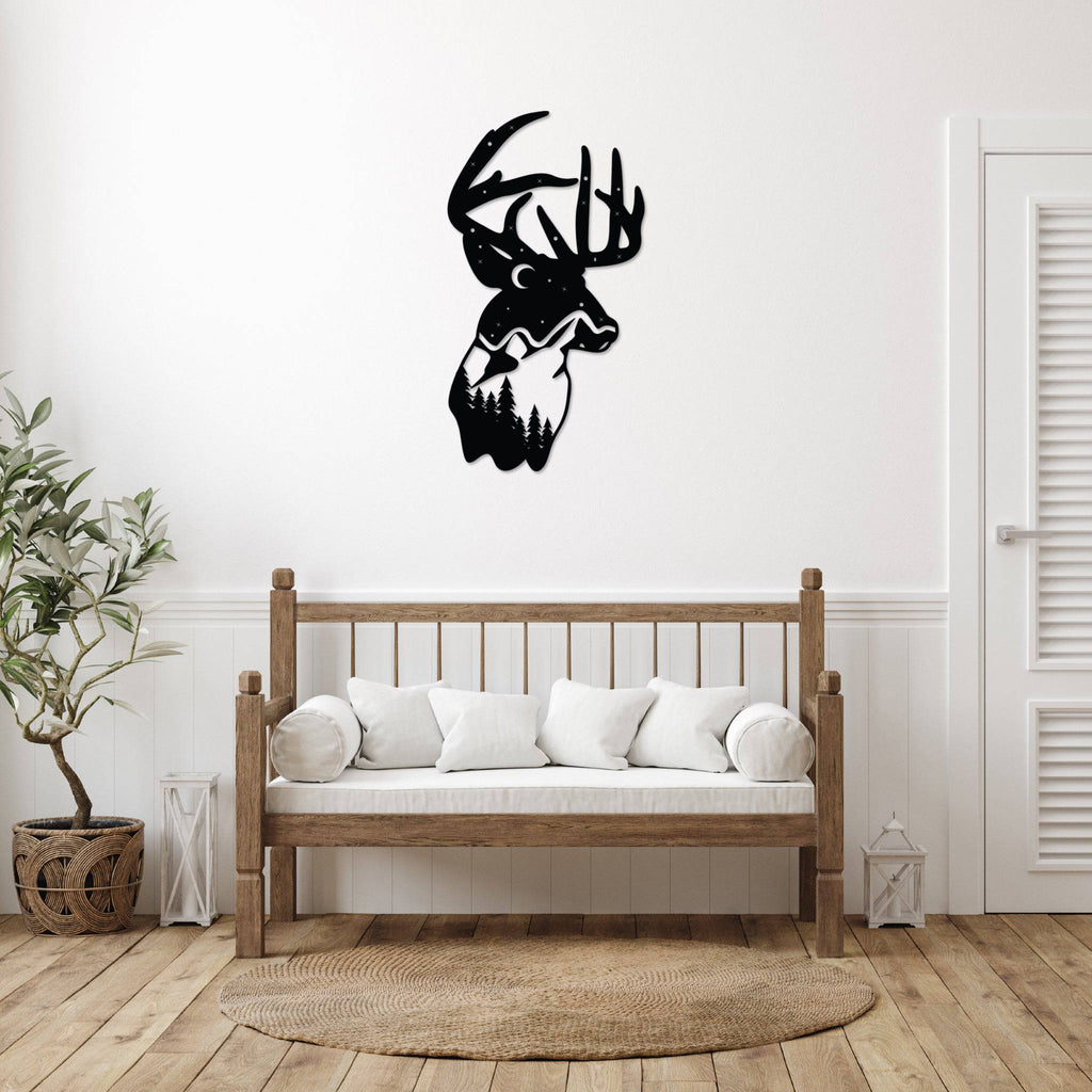 Deer Mountain - Metal Wall Art - MetalPlex