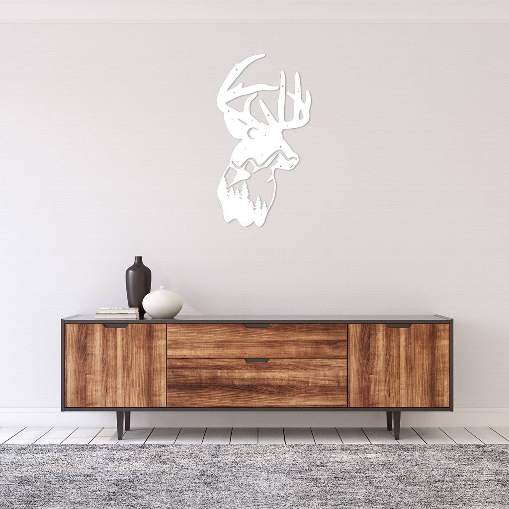 Deer Mountain - Metal Wall Art - MetalPlex