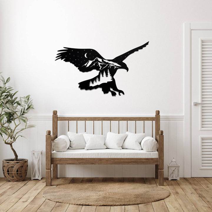 Mountain Eagle - Metal Wall Art - MetalPlex