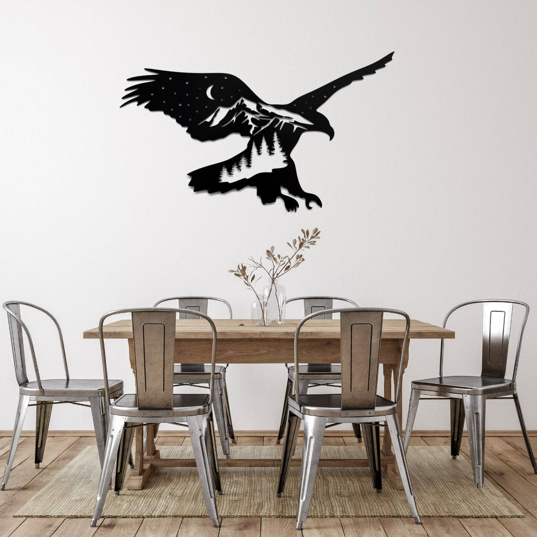 Mountain Eagle - Metal Wall Art - MetalPlex