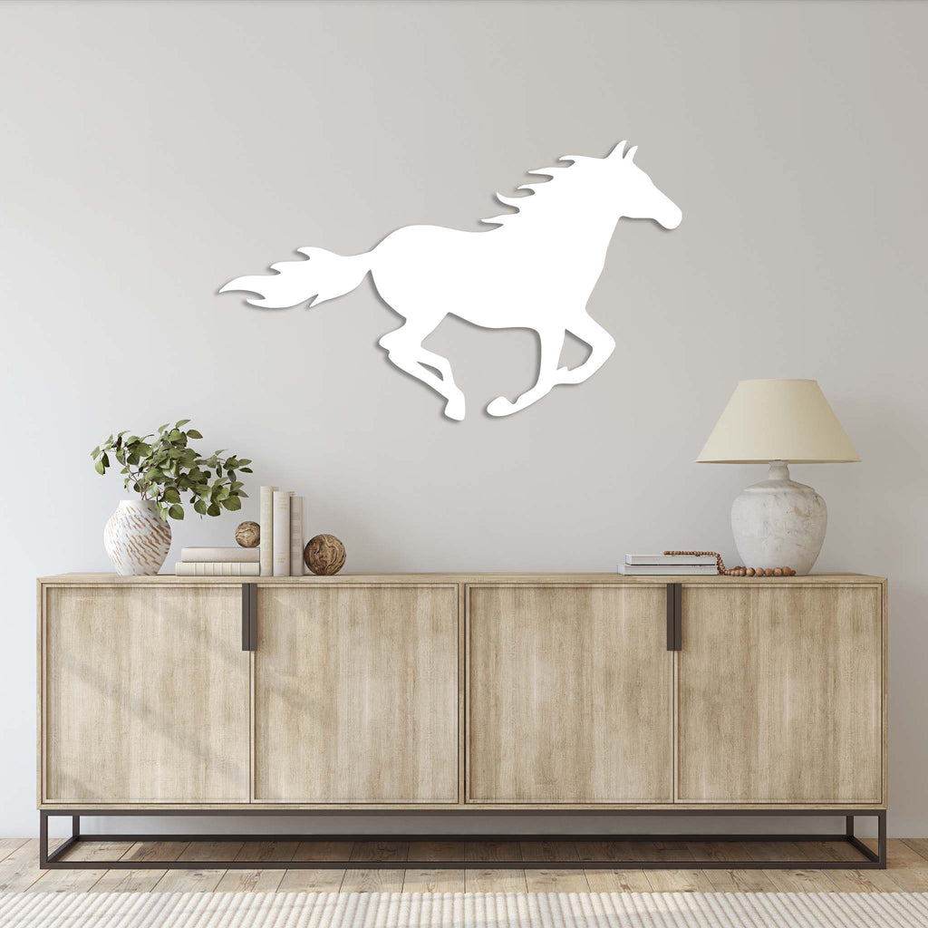 Running Horse - Metal Wall Art - MetalPlex