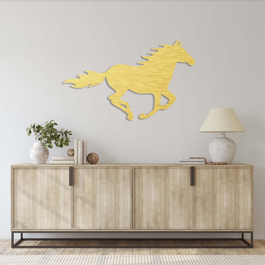 Running Horse - Metal Wall Art - MetalPlex