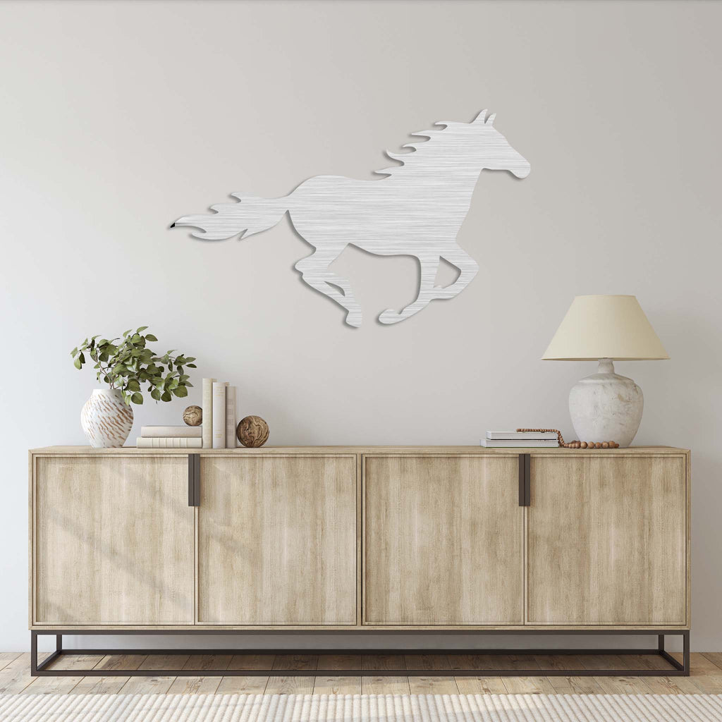 Running Horse - Metal Wall Art - MetalPlex