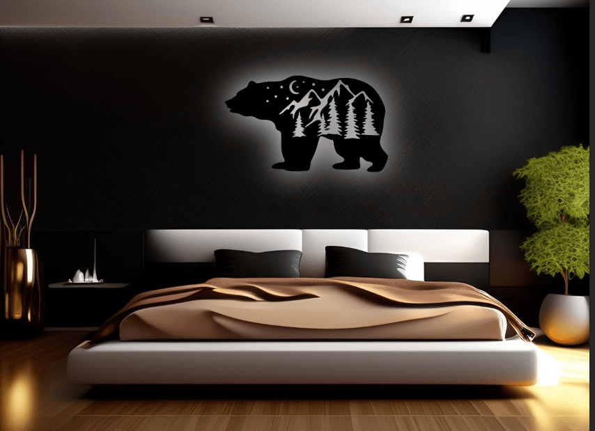 Big Bear - Metal Wall Art - MetalPlex