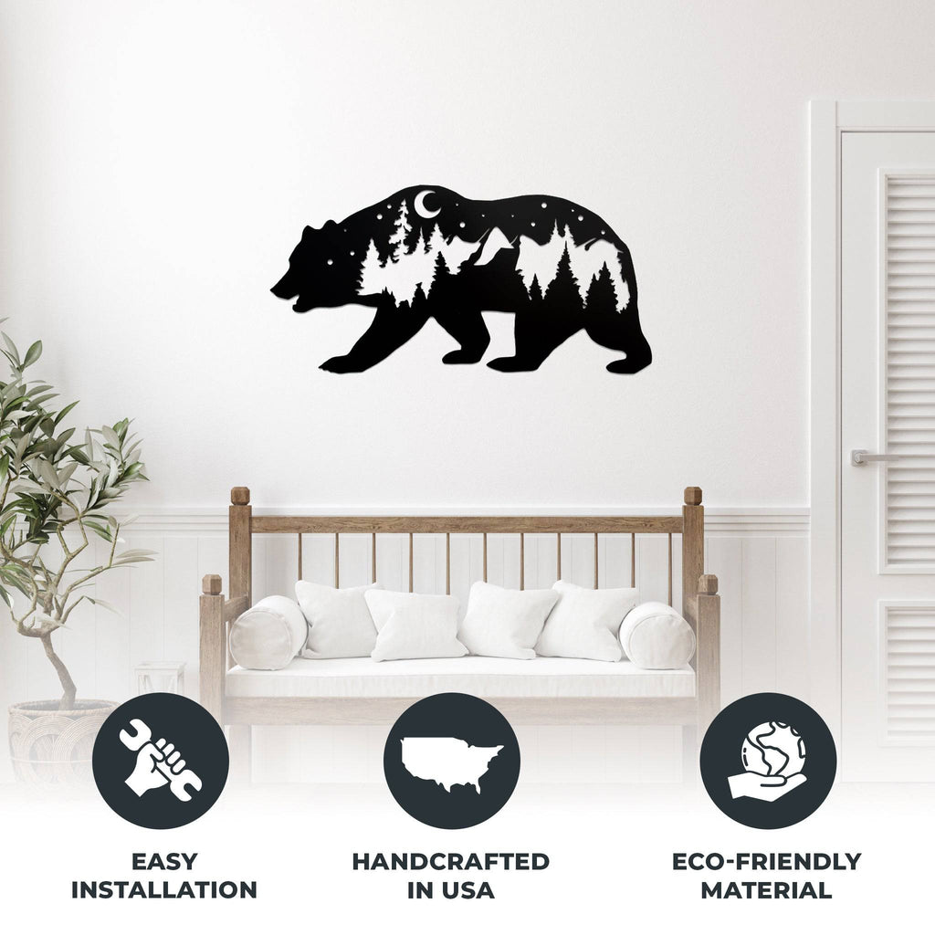 Bear - Metal Wall Art - MetalPlex