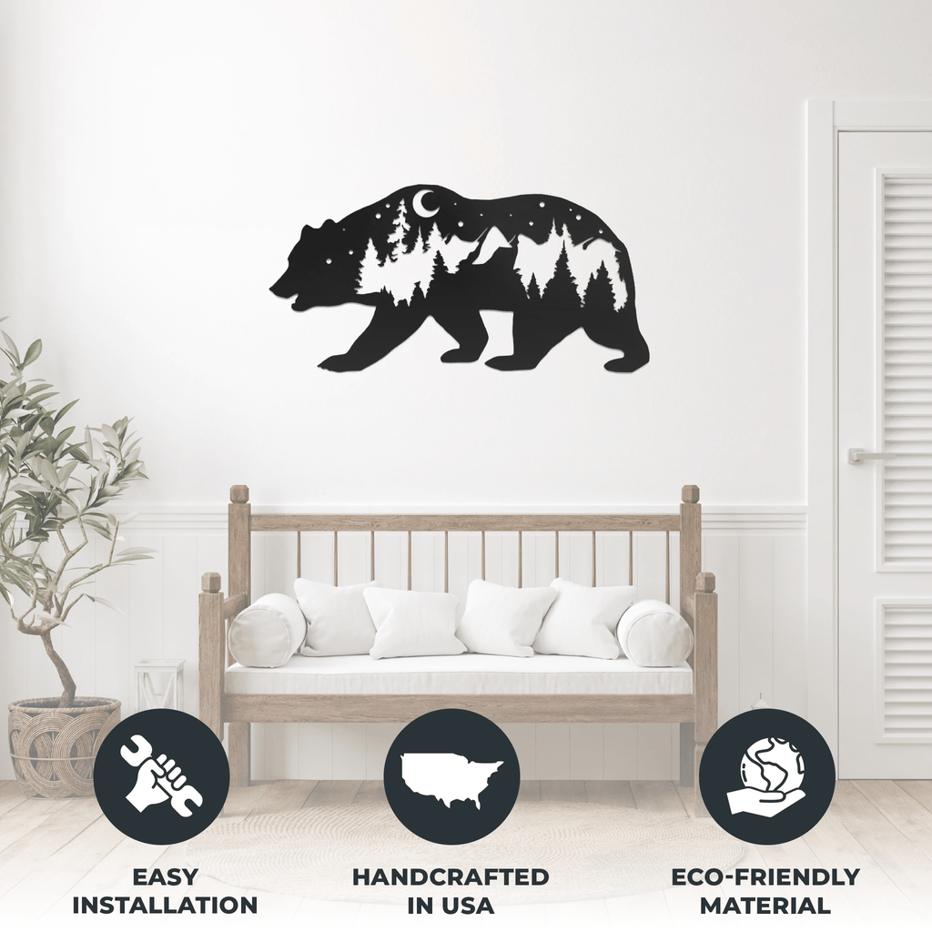 Bear - Metal Wall Art - MetalPlex