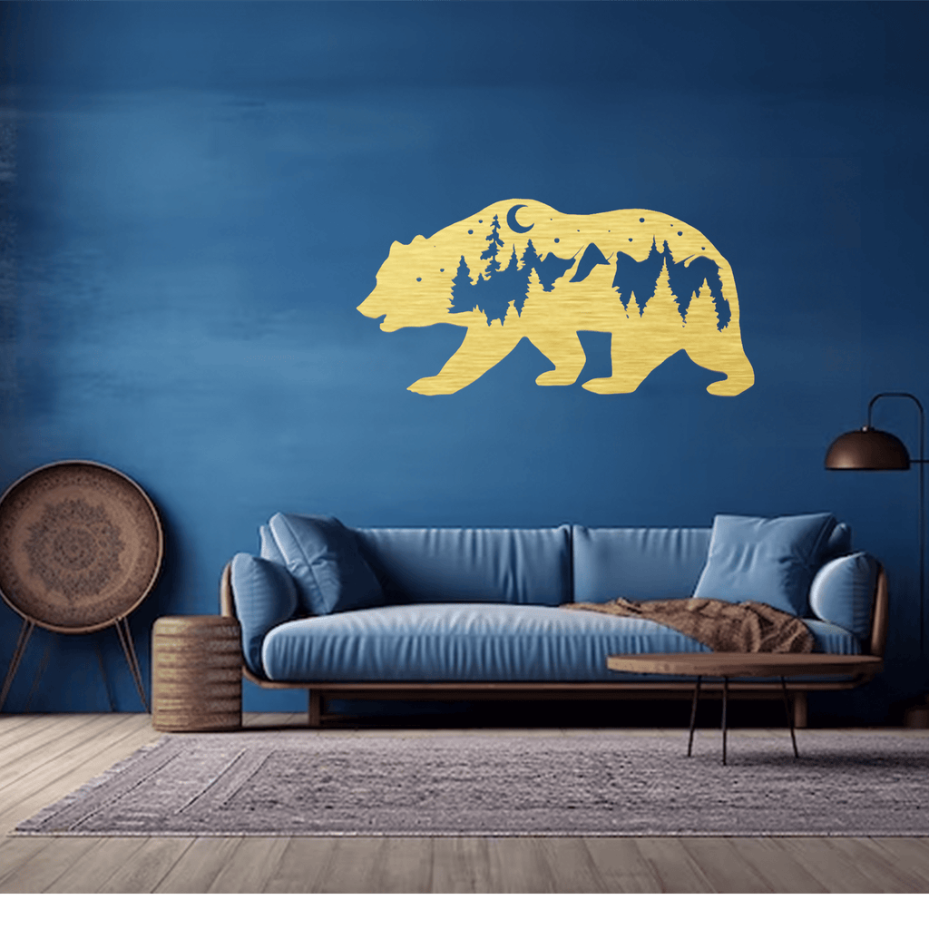 Bear - Metal Wall Art - MetalPlex