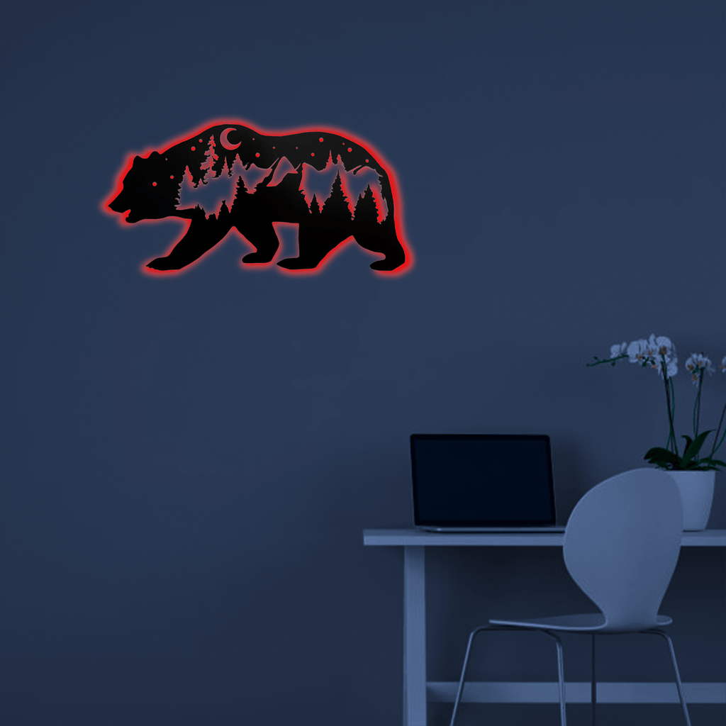 Bear - Metal Wall Art - MetalPlex