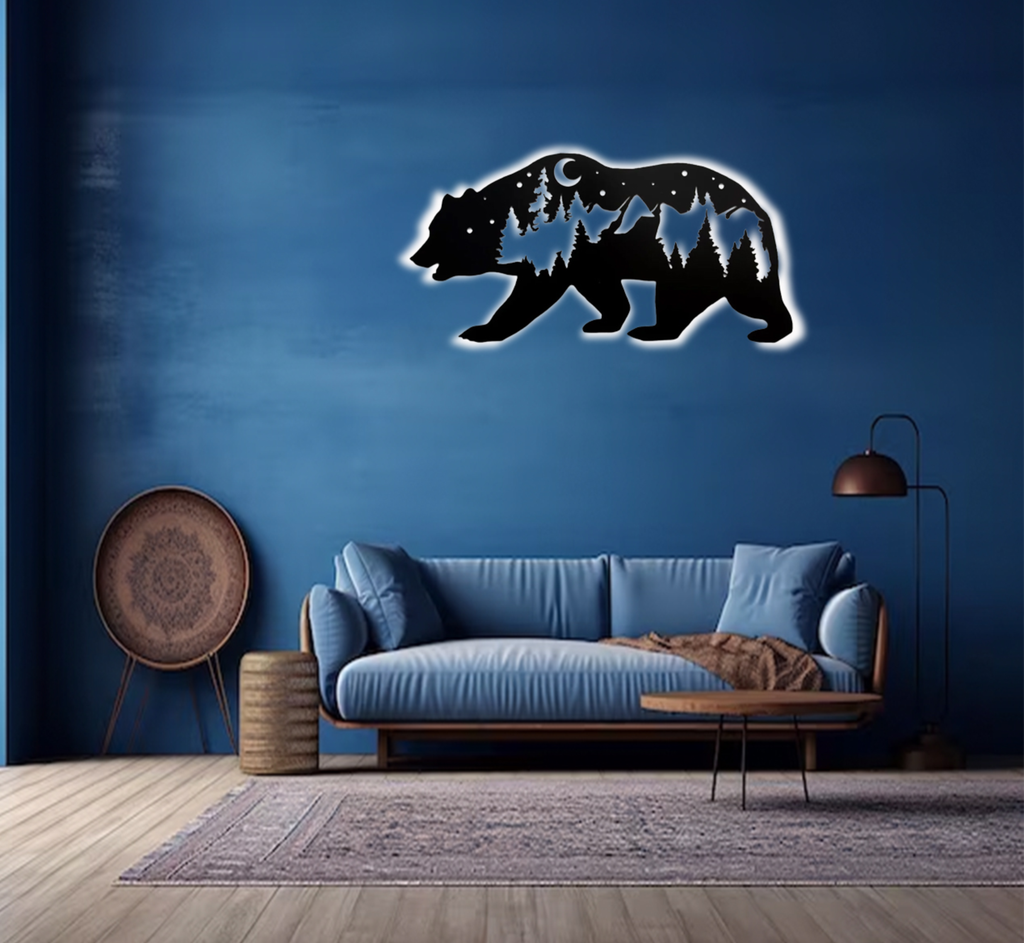 Bear - Metal Wall Art - MetalPlex