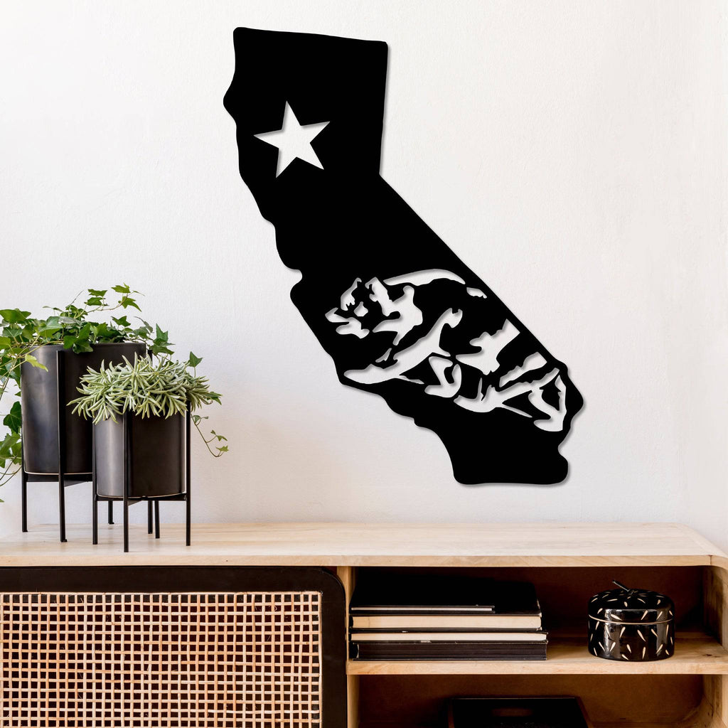 California State - Metal Wall Art - MetalPlex