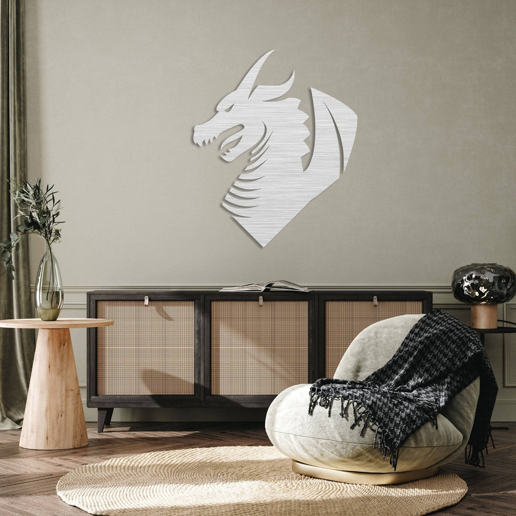 Dragon Head - Metal Wall Art - MetalPlex