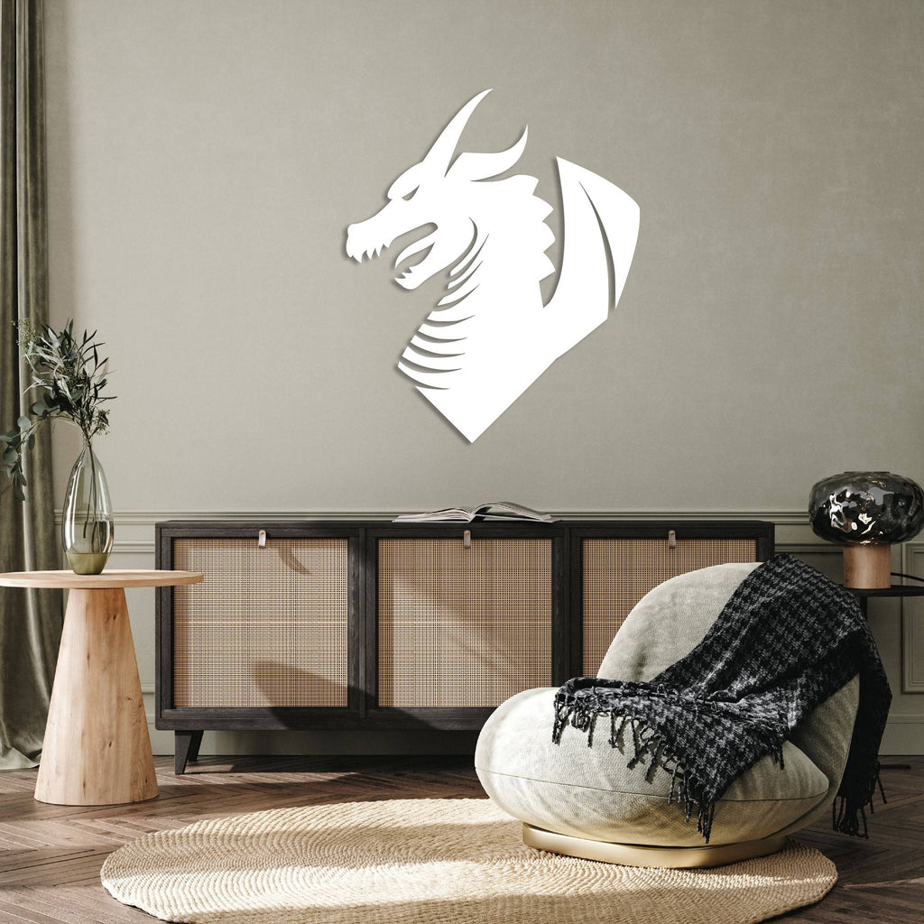 Dragon Head - Metal Wall Art - MetalPlex