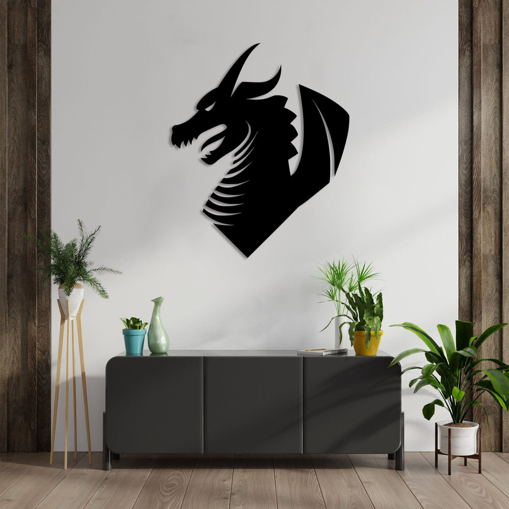 Dragon Head - Metal Wall Art - MetalPlex