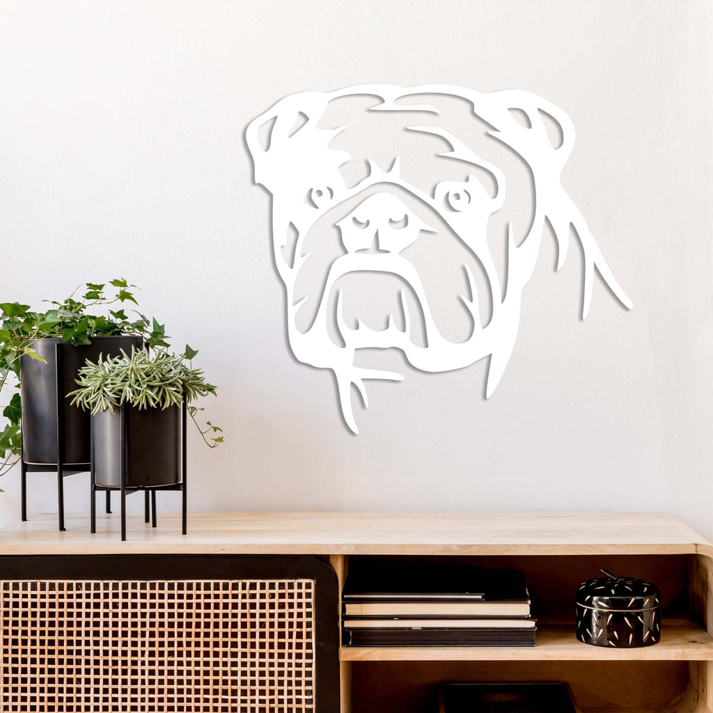 English Bulldog - Metal Wall Art - MetalPlex