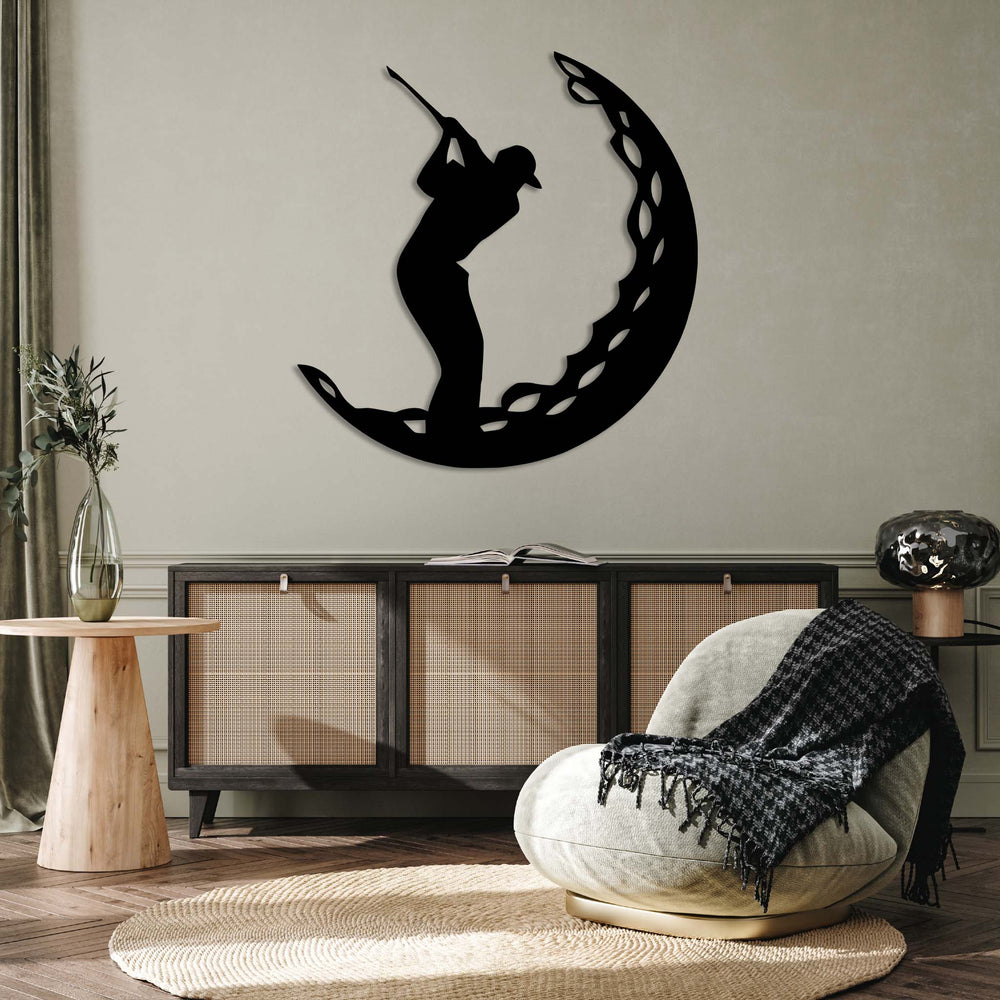 Golf Ball - Metal Wall Art - MetalPlex