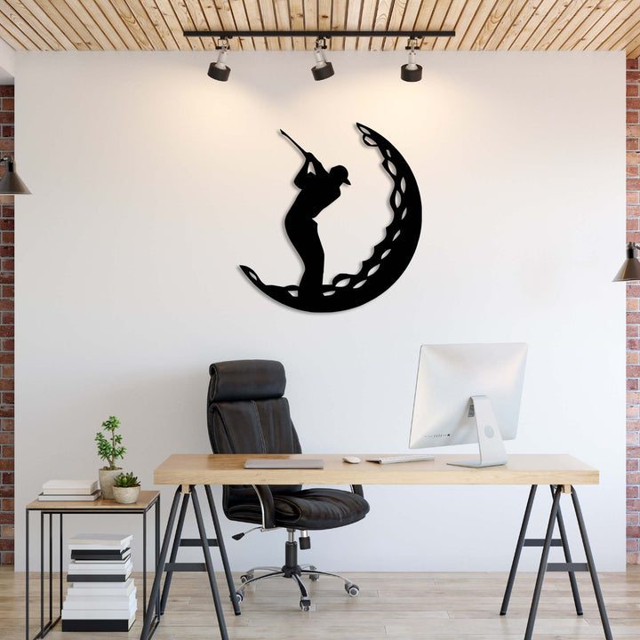 Golf Ball - Metal Wall Art - MetalPlex
