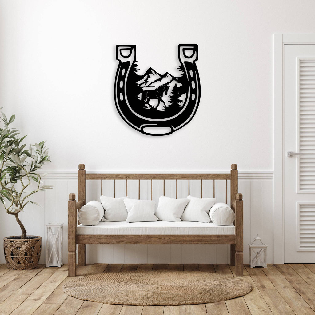 Horseshoe - Metal Wall Art - MetalPlex