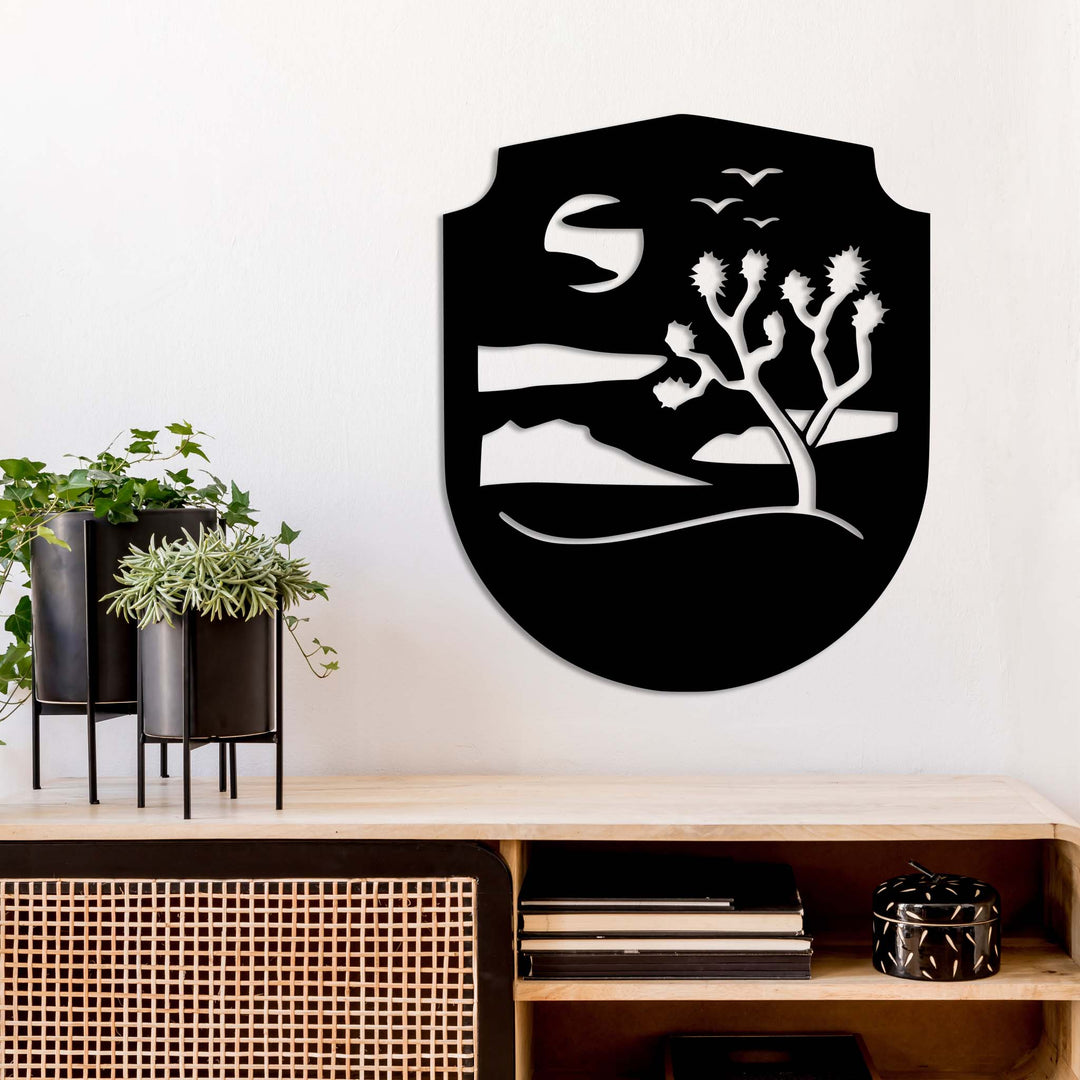 Joshua Tree Scenery - Metal Wall Art - MetalPlex