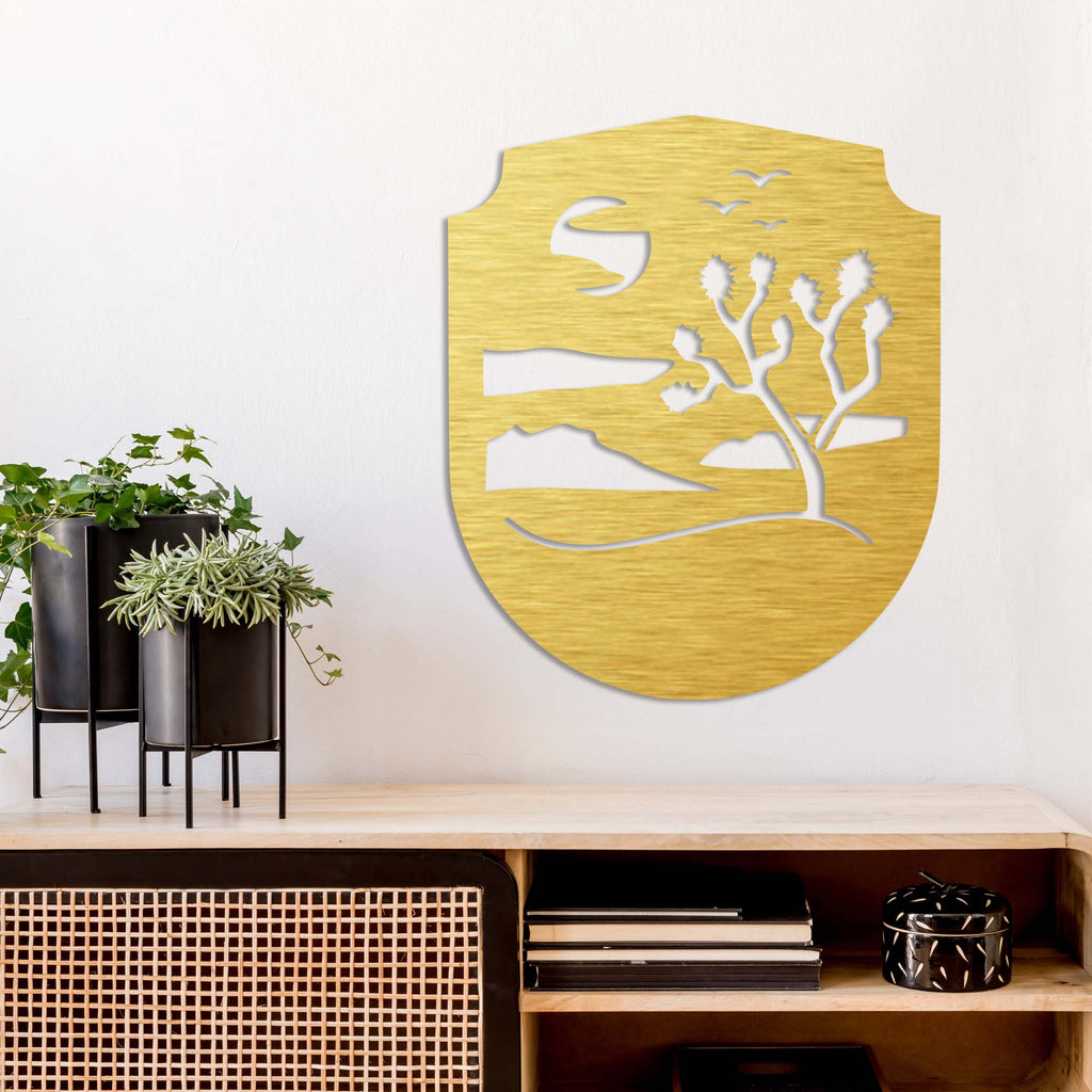 Joshua Tree Scenery - Metal Wall Art - MetalPlex