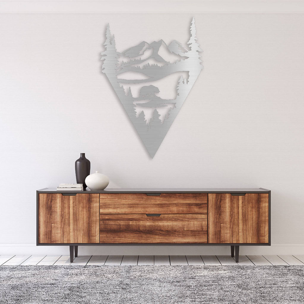 Lake Bear - Metal Wall Art - MetalPlex