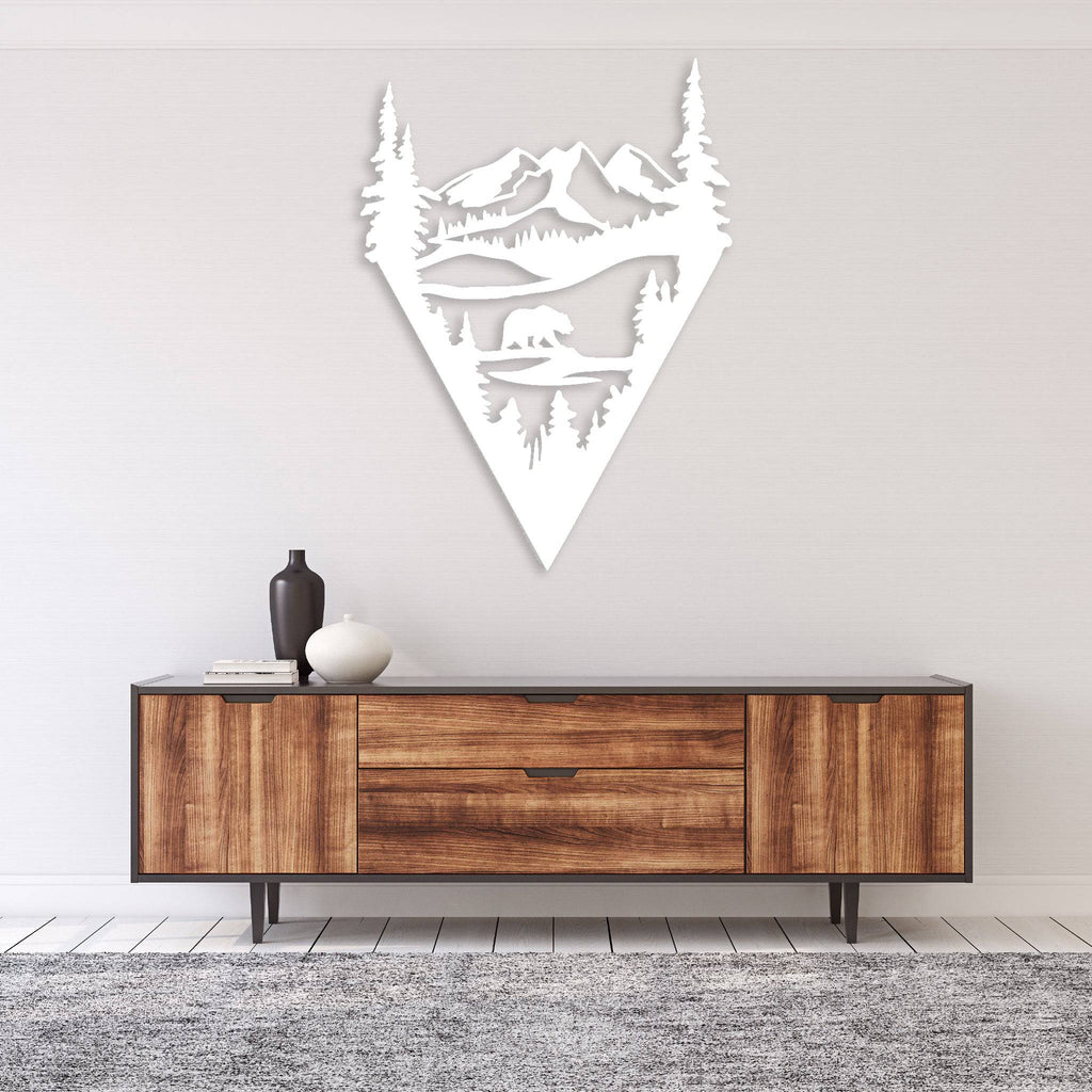 Lake Bear - Metal Wall Art - MetalPlex