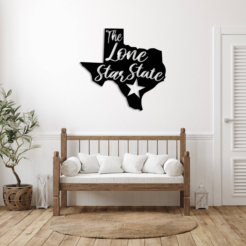 Lone Star State Texas - Metal Wall Art - MetalPlex