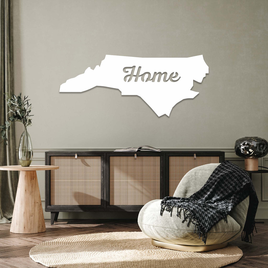 North Carolina Home - Metal Wall Art - MetalPlex