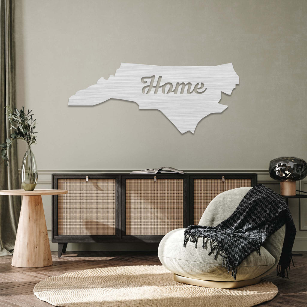 North Carolina Home - Metal Wall Art - MetalPlex