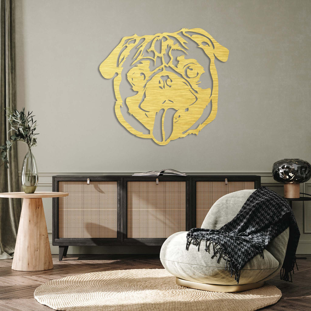 Pug - Metal Wall Art - MetalPlex