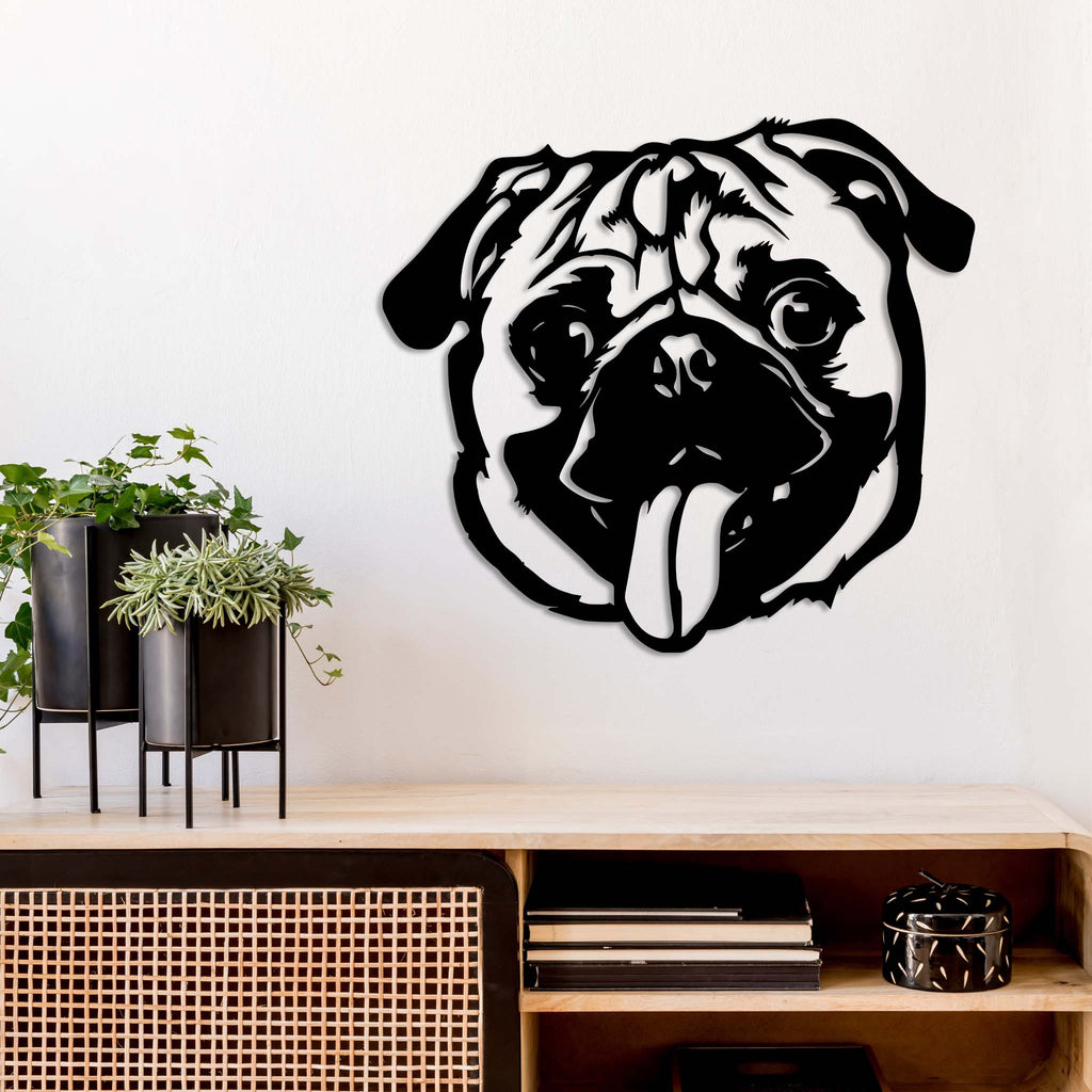 Pug - Metal Wall Art - MetalPlex