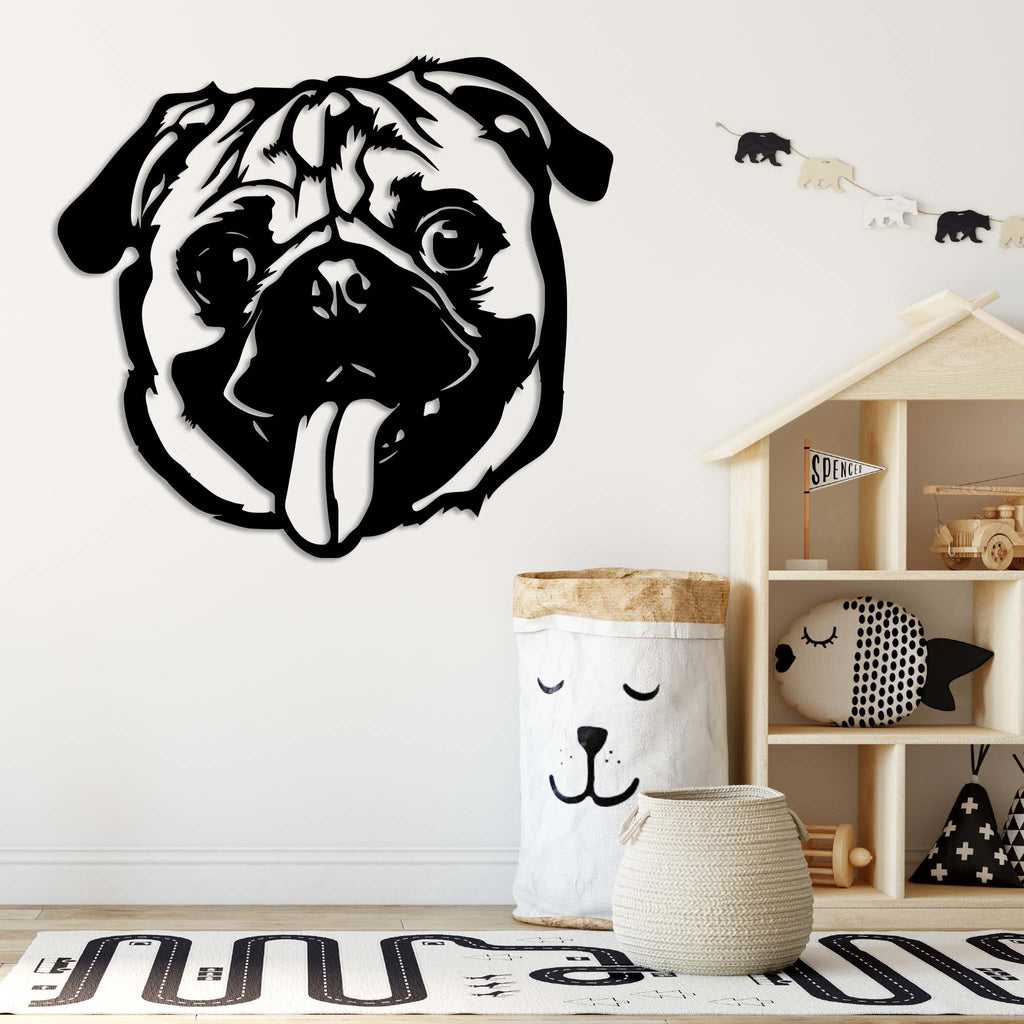 Pug - Metal Wall Art - MetalPlex