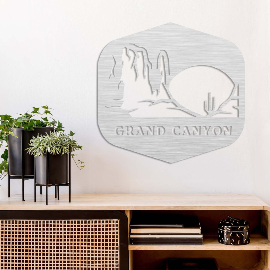 Grand Canyon Scenery - Metal Wall Art - MetalPlex