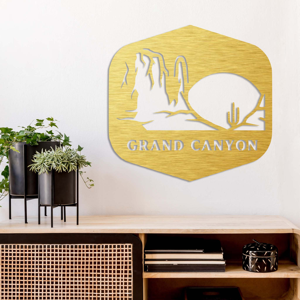 Grand Canyon Scenery - Metal Wall Art - MetalPlex