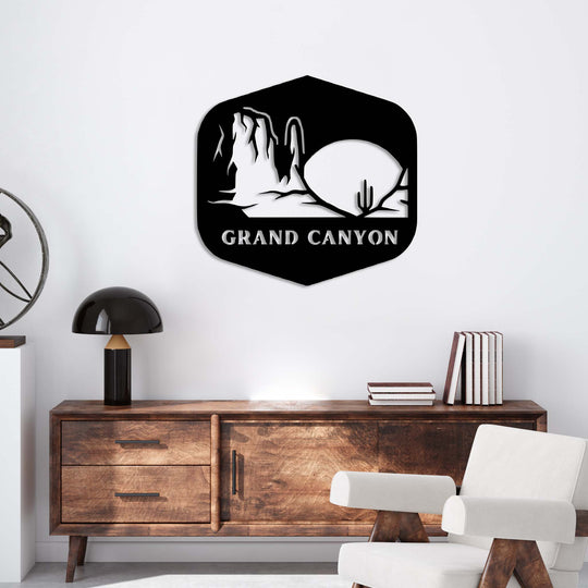 Grand Canyon Scenery - Metal Wall Art
