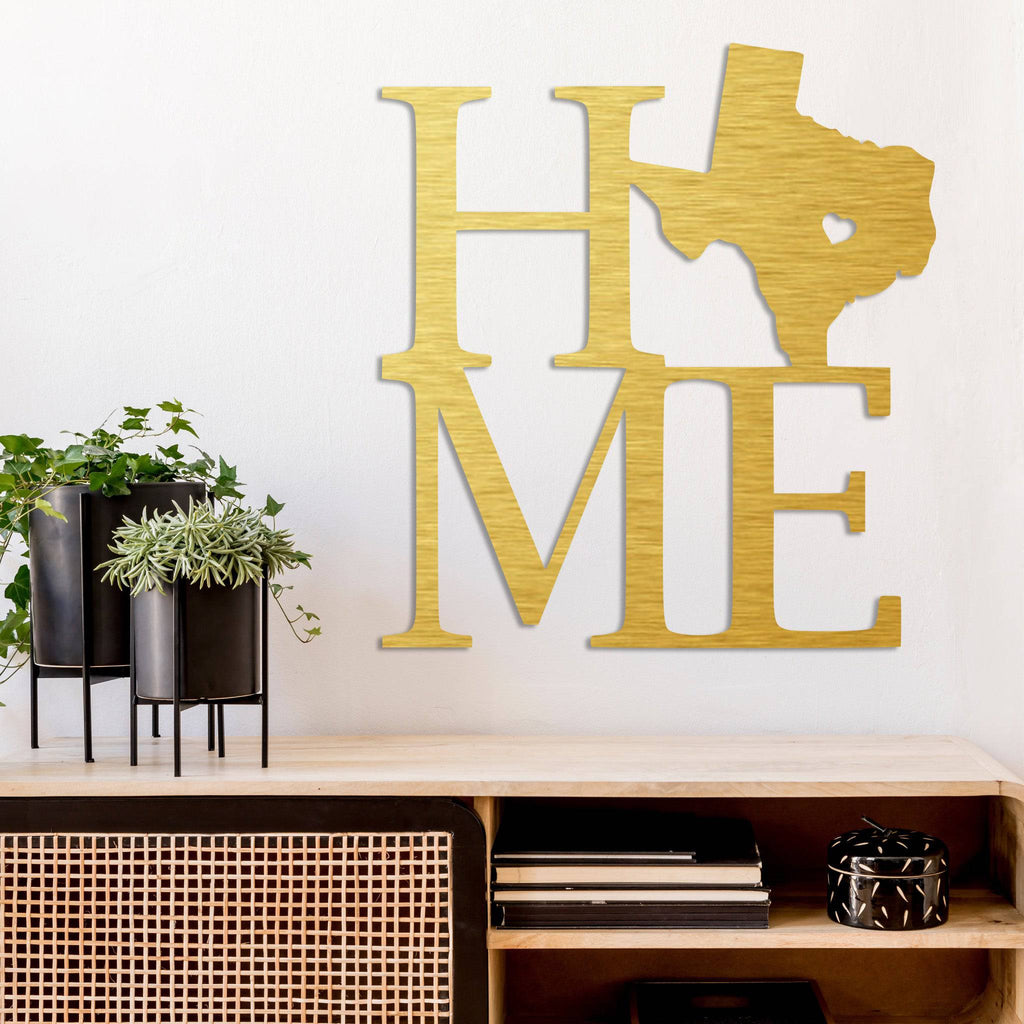 Texas Home - Metal Wall Art - MetalPlex