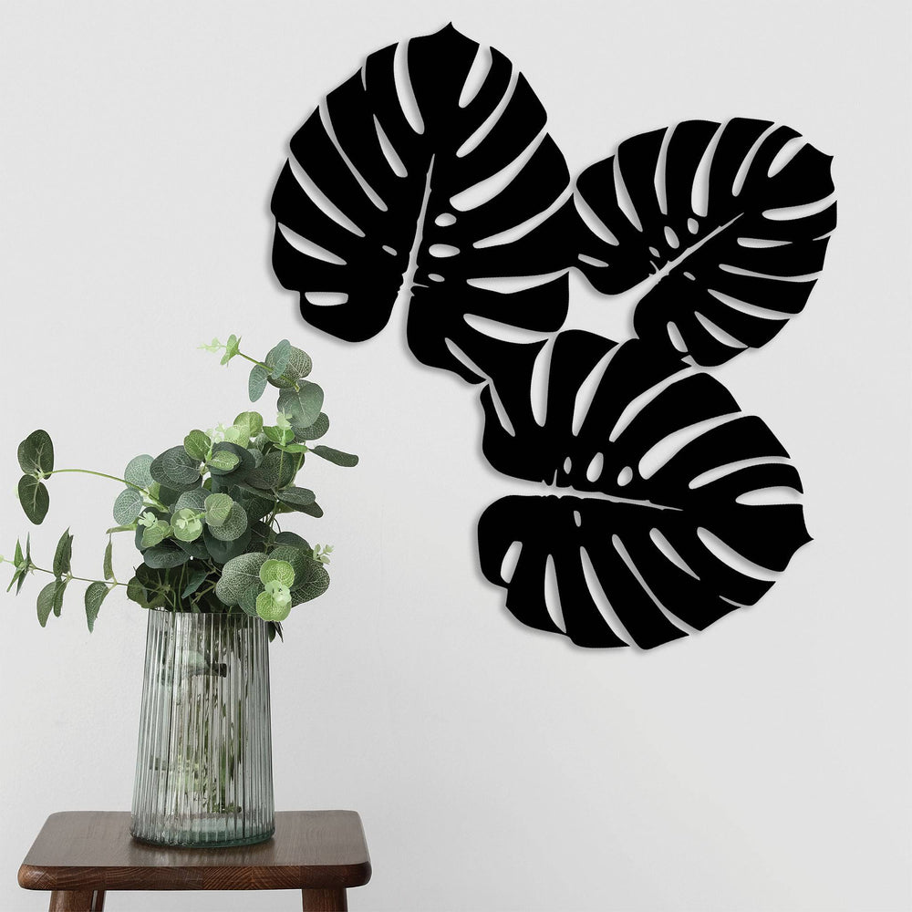 Three Leafs - Metal Wall Art - MetalPlex