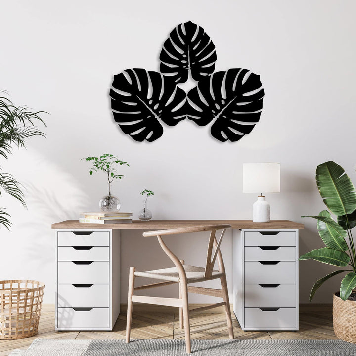 Three Leafs - Metal Wall Art - MetalPlex
