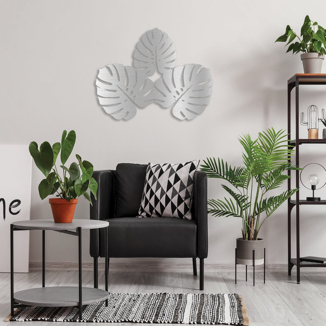 Three Leafs - Metal Wall Art - MetalPlex