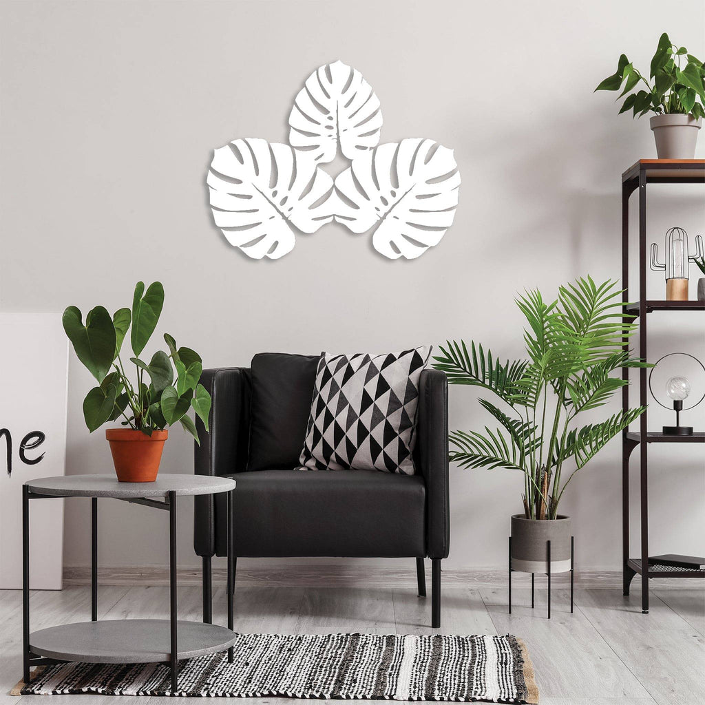 Three Leafs - Metal Wall Art - MetalPlex